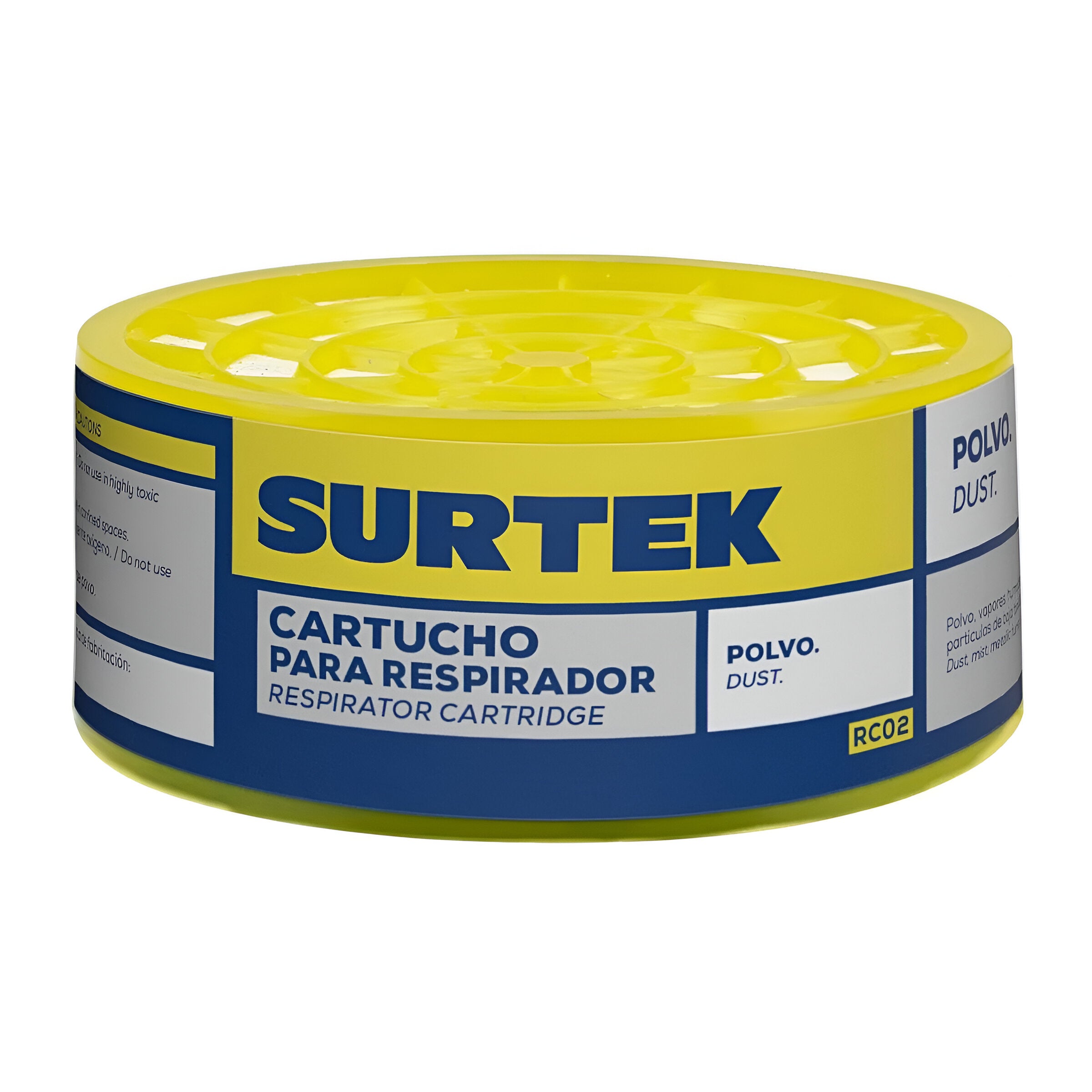Cartucho para respirador para polvo Surtek.