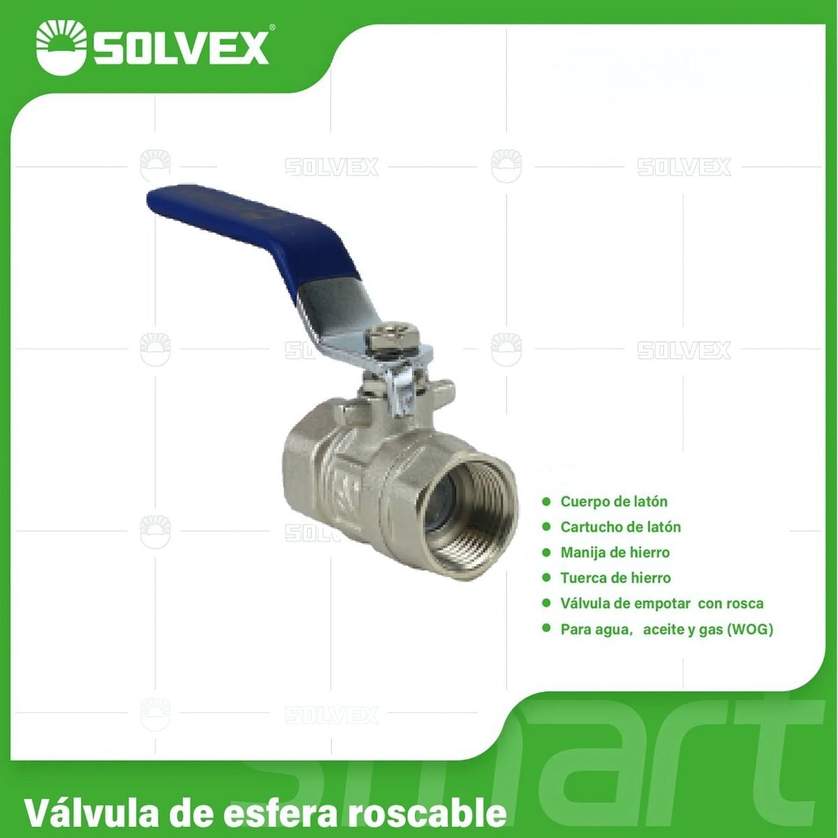 Válvulas De Bola Roscables De Latón Niquelado Con Manija Metálica. Para Agua, Petróleo Y Gas (WOG).