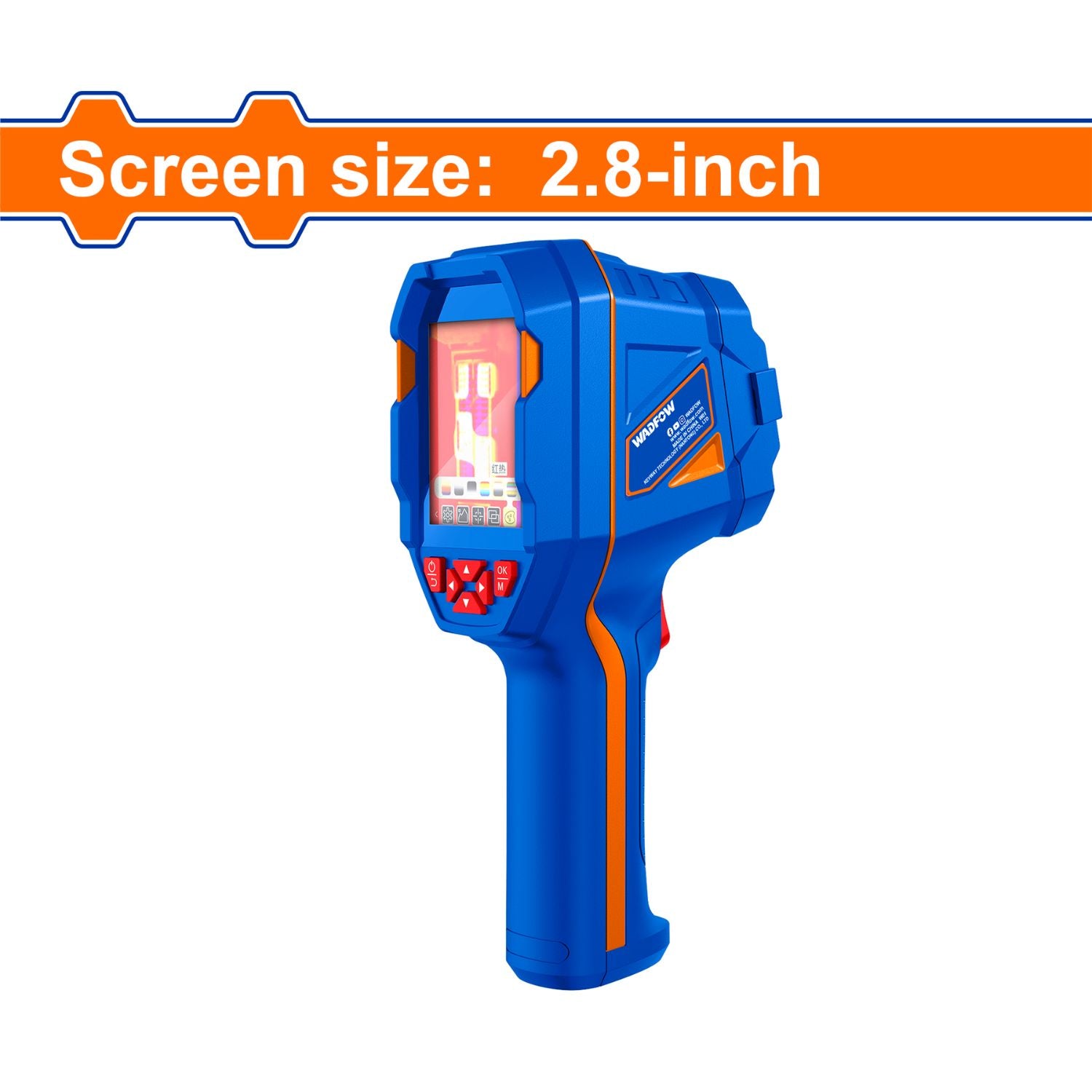 Cámara Térmica Portátil 2.8” con Detección Infrarroja 96x96, Alta Temperatura 550°C y 8GB de Memoria