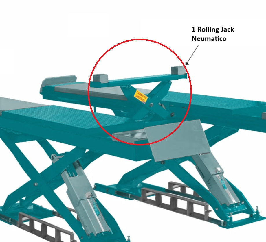 Rolling jack para elevador EC-S55 (pneumatic)