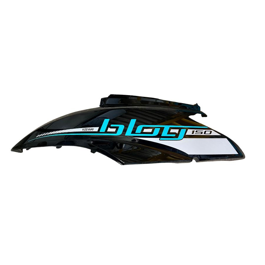 LEFT DECORATIVE PANEL BLACK GK WITH STICKER FOR GREY VEHICLE (BLOG 150)