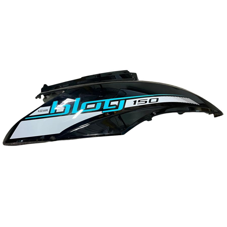 RIGHT DECORATIVE COVER BLACK GK WITH STICKER FOR GREY VEHICLE (BLOG 150)