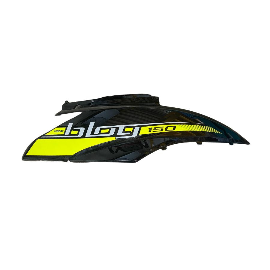 RIGHT DECORATIVE COVER BLACK GK WITH STICKER FOR GREY VEHICLE (BLOG 150)