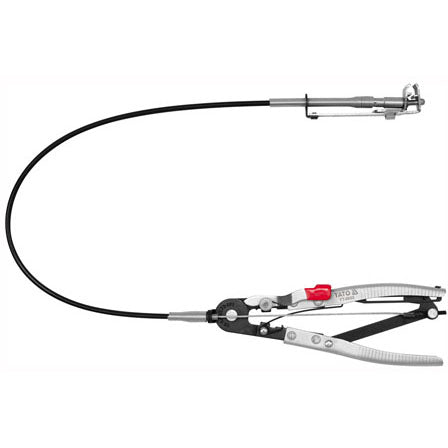 Abrazadera De Manguera Flexible. Material: CrMo 4140. Longitud De Los Alicates: 210Mm. 6 Dientes Con Bloqueo. Longitud De La Manguera Flexible: 613Mm.