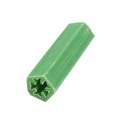 Tacos Plasticos 1/4X1-1/2 #6 Color Verde (Pack 100 Unid)