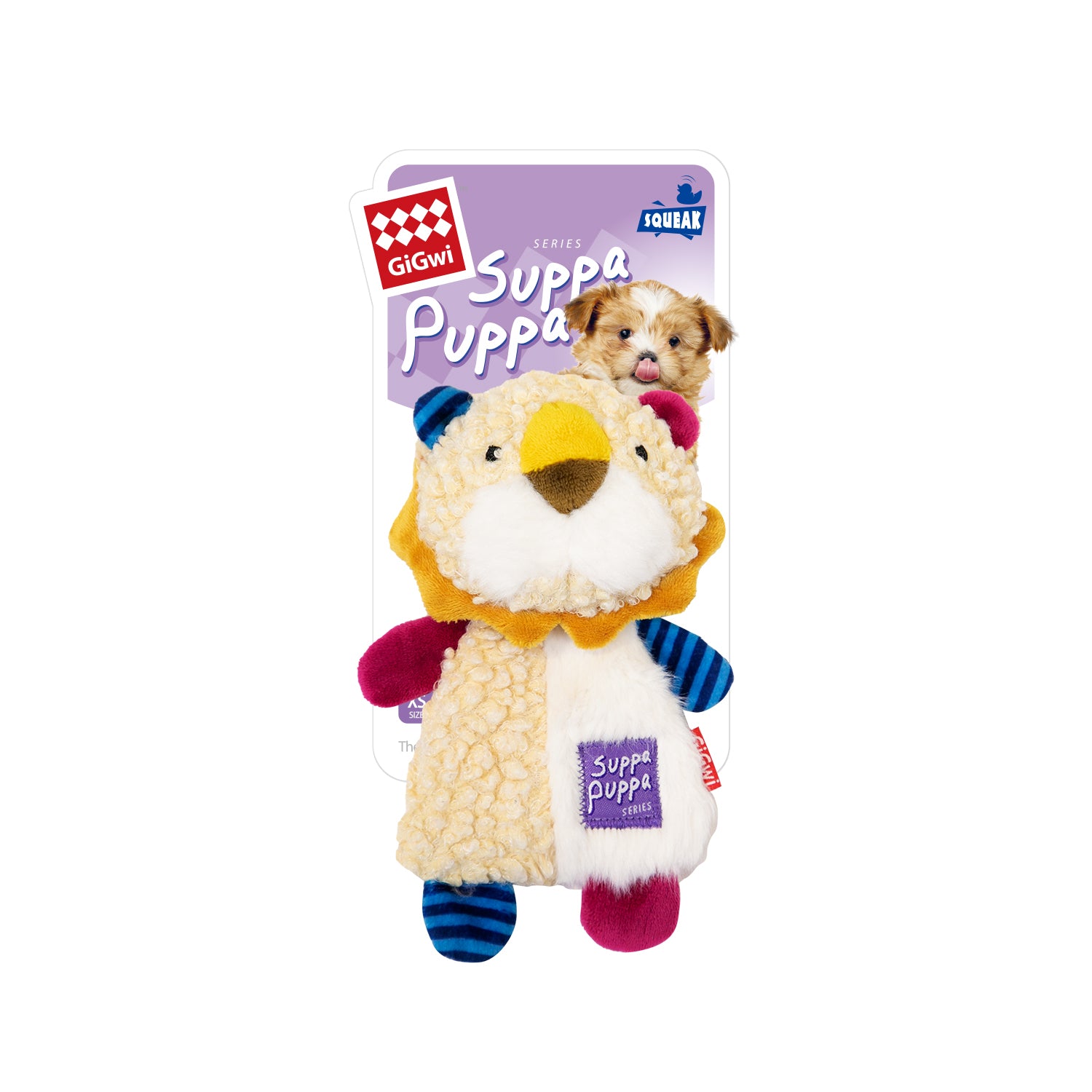 Leon peluche para mascotas pequeñas y cachorros