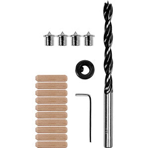 Dowel Jig Kit. Kit De Centrado Clavijas Guia Tarugos De Madera Plantilla. Kit De Espigas De 17 Piezas. Para Carpinteria.