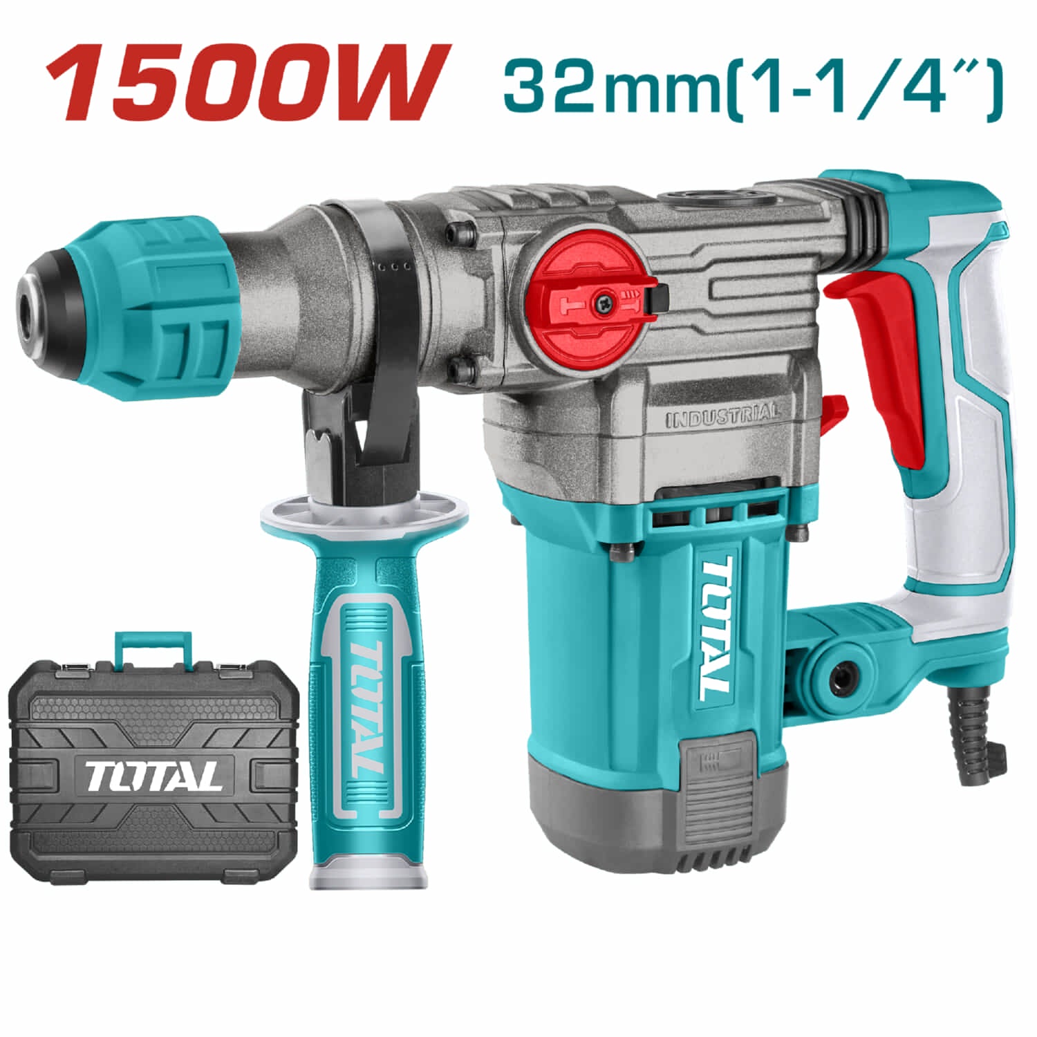 Rotomartillo 1500W TOTAL SDS Plus