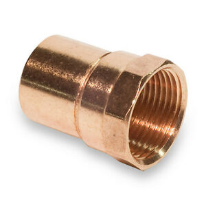 Adaptadores hembra de cobre