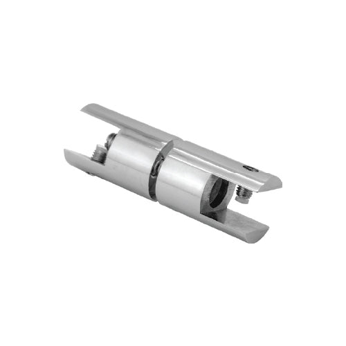 Conector doble para repisas de vidrio.