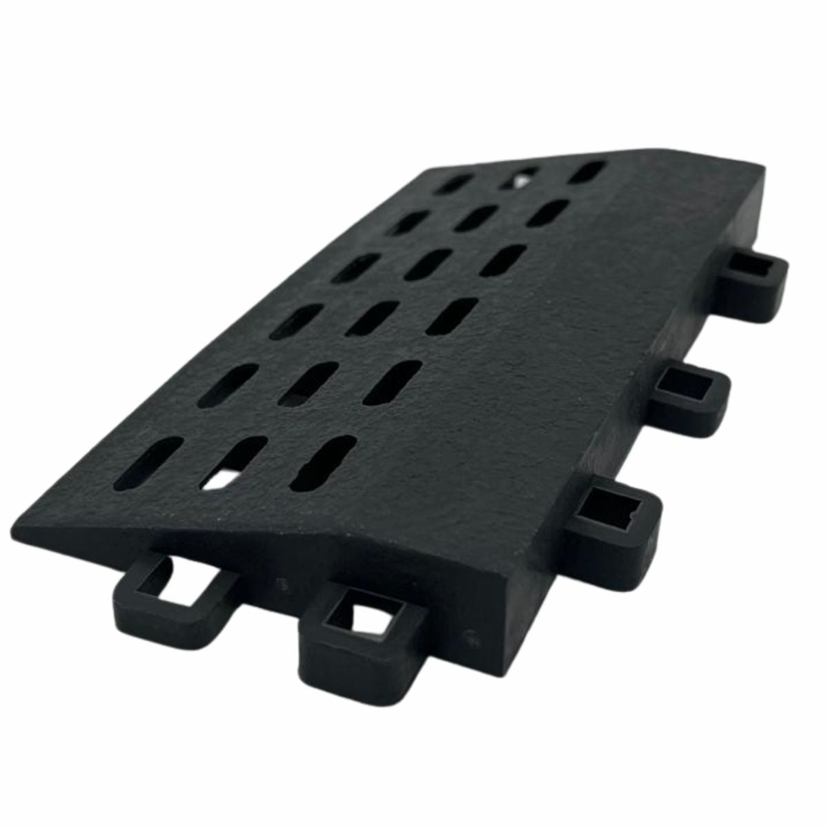 Alfombras comerciales de entrada para polvo Negro 7.5x7.5cm para Exteriores, Uso Comercial y Residencial. Alfombrilla (borde Macho)