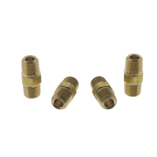 Niples reductores macho x macho hexagonales de bronce