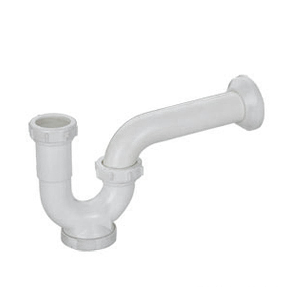 Trampa PVC sifón drenaje a pared 1 1/2 a 1 1/4". Con compuerta de limpieza NESSATI