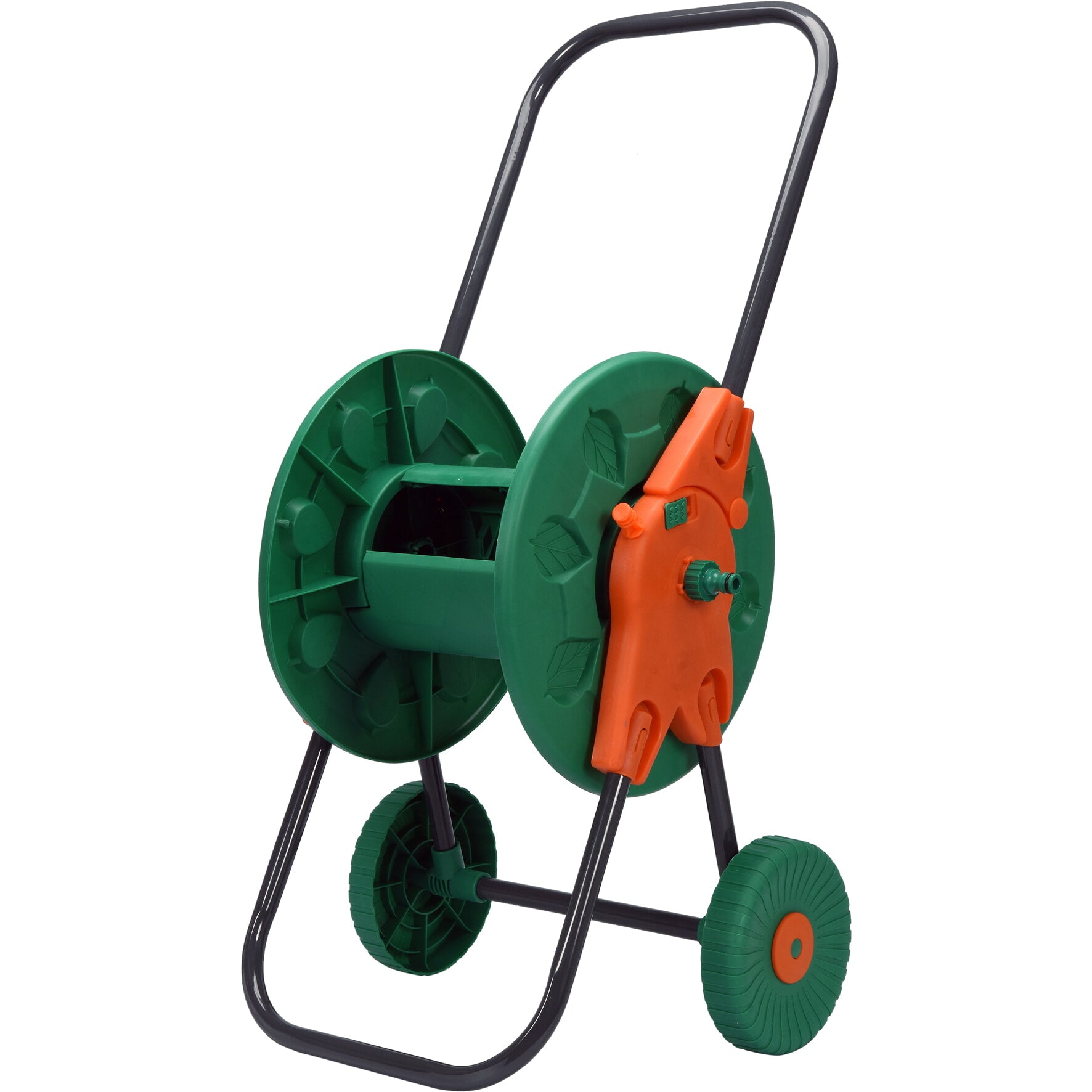 Carrete para manguera con ruedas 60mts trolly portátil