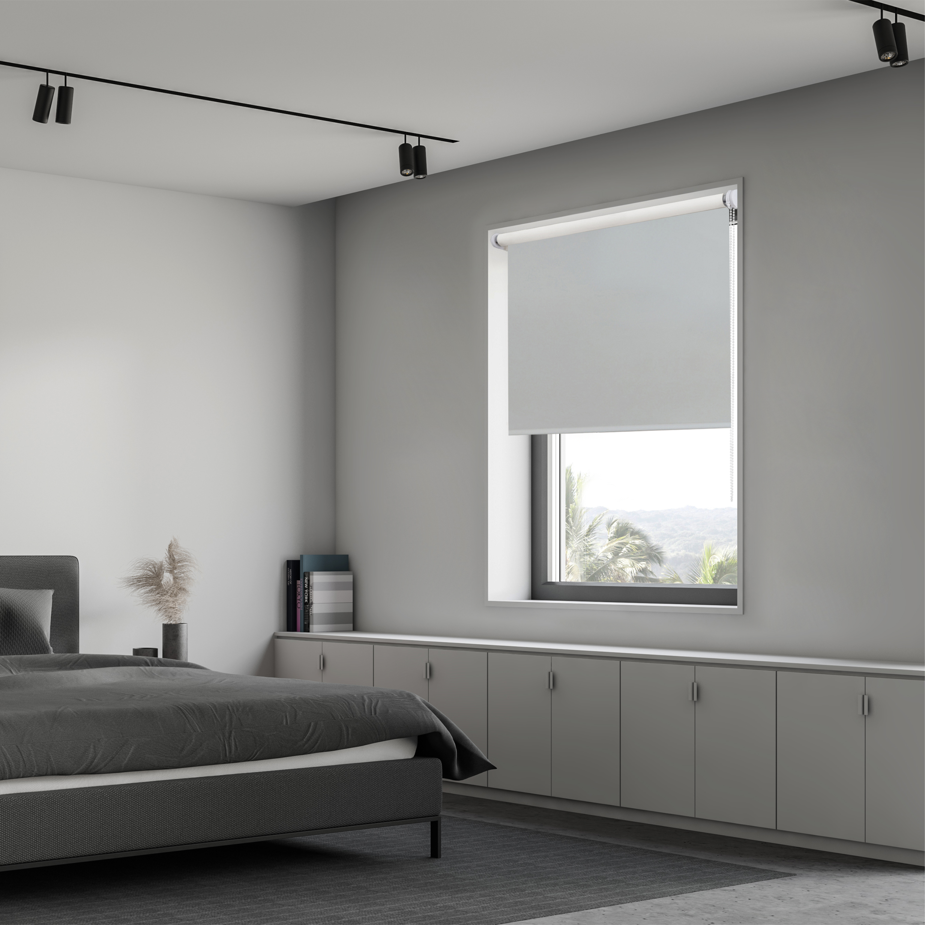 Persianas Blackout Roller GRIS SOOTH INSPIRE