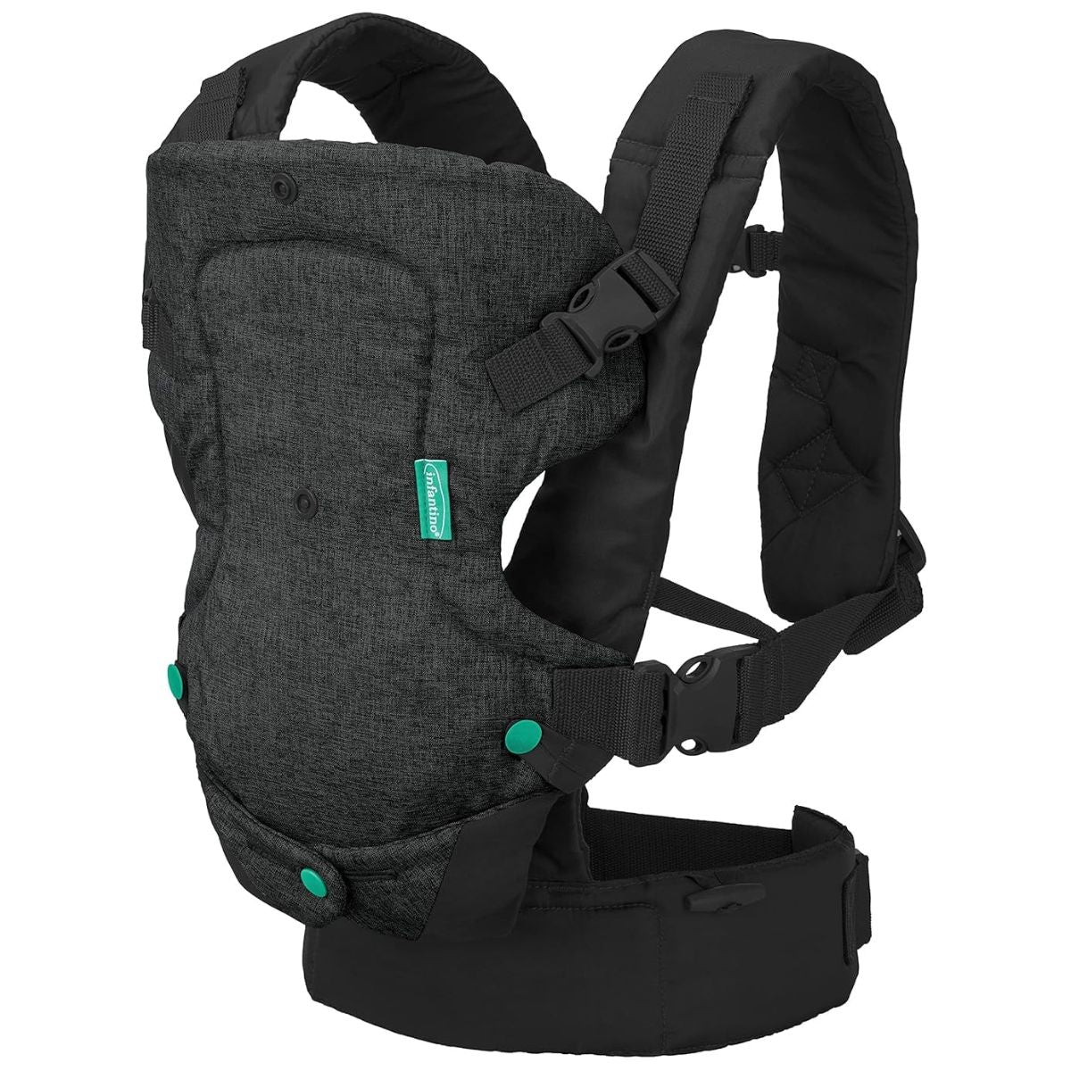 Mochila Porta Bebe. Carguera Multifuncional. Color Negro. Soporte Ergo