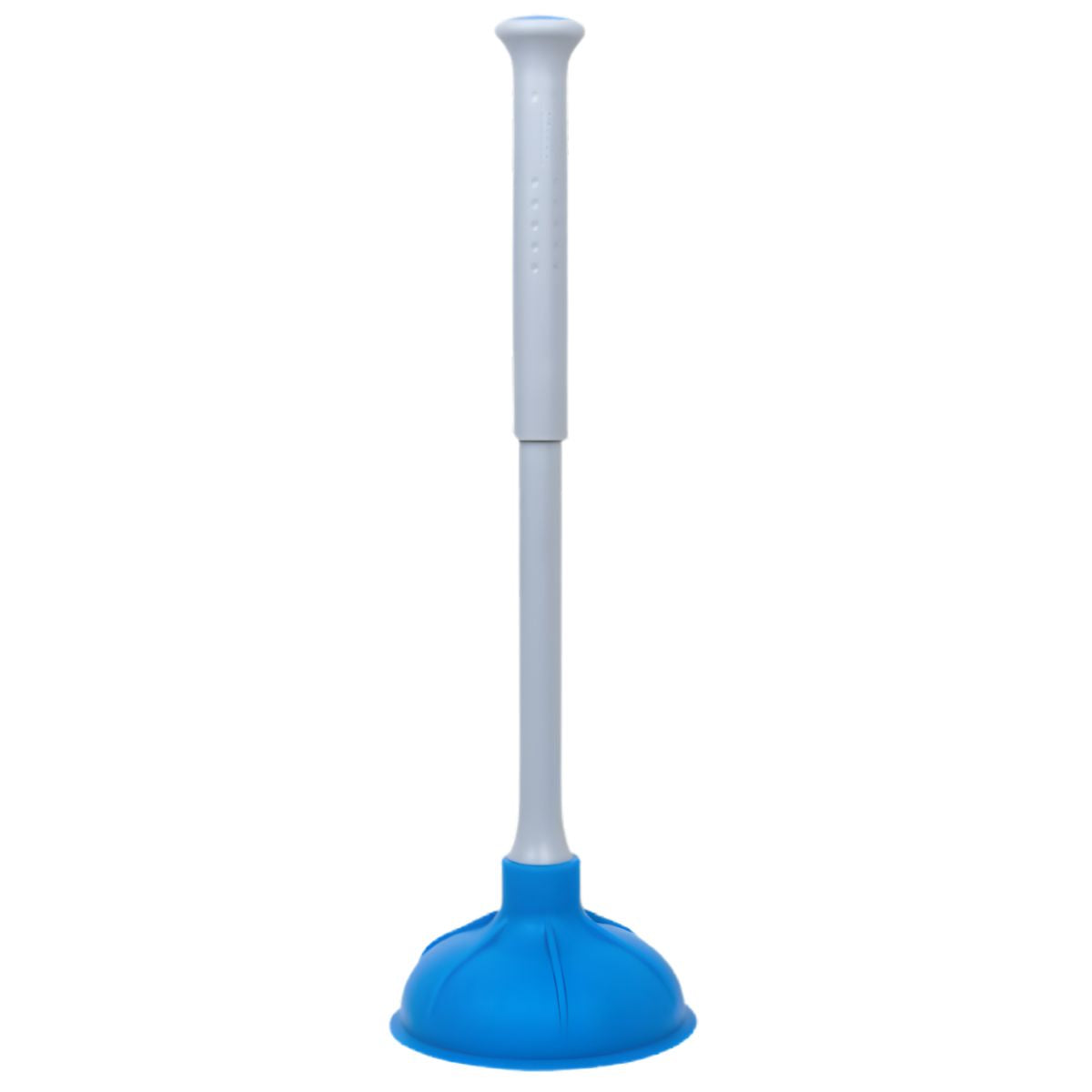 Destapador para Inodoro con Mango Largo (43cm). Destapa caños de Succión Potente con Copa (15cm).