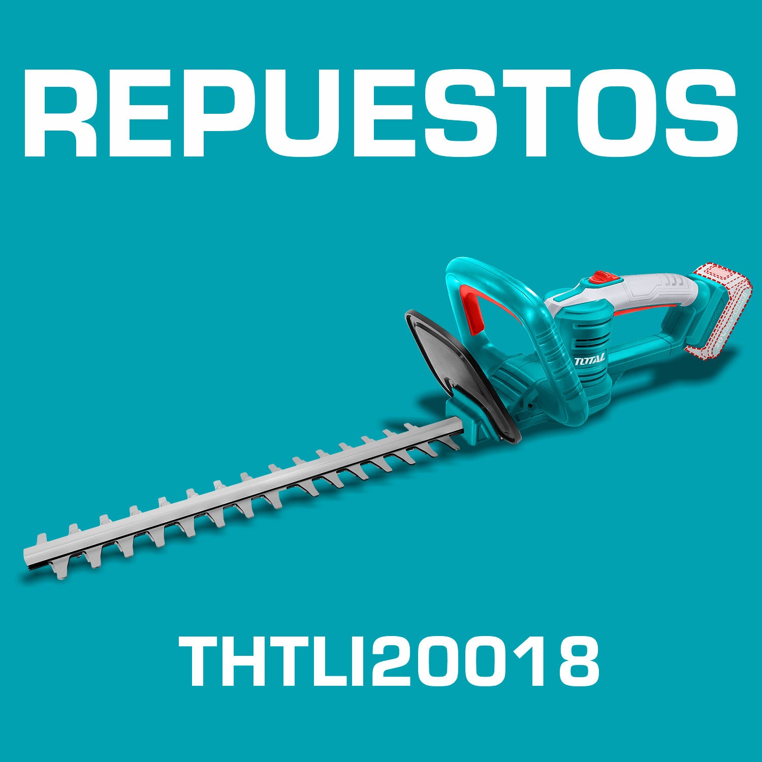 Repuestos Cortadora de Arbustos Batería Litio 20V. Codigo THTLI20018