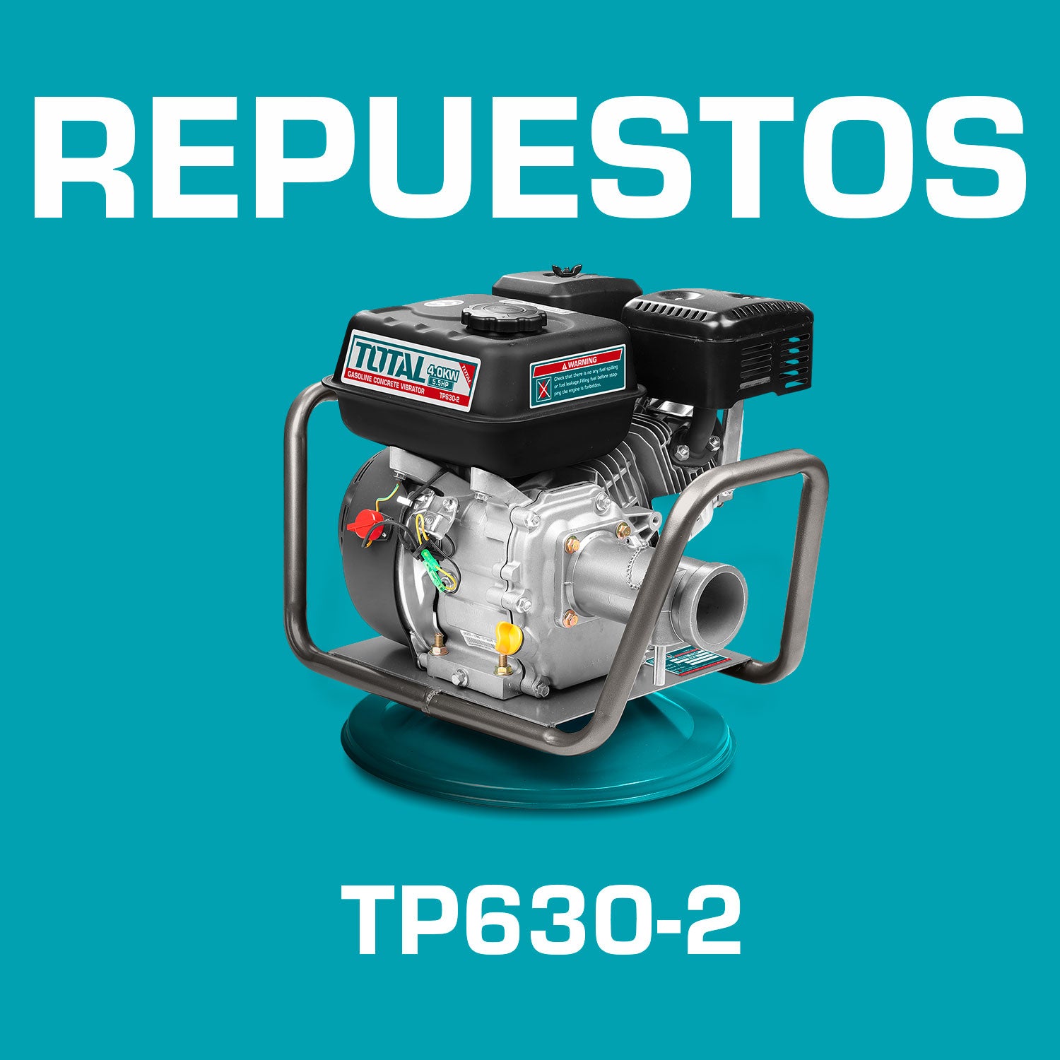 Repuestos Vibrador de concreto 5.5HP Codigo TP630-2