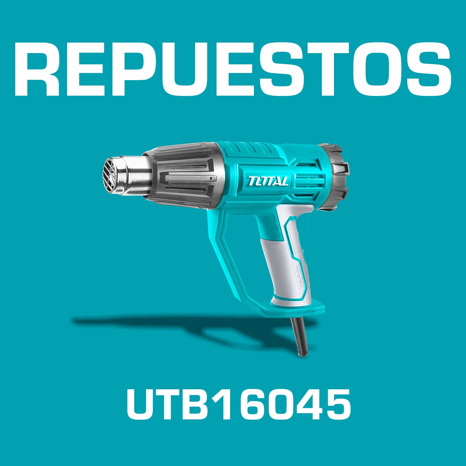 Repuestos Pistola de calor 1600W Temperatura ajustable con botón giratorio para un control preciso. 110-120V~50/60Hz Codigo UTB16045