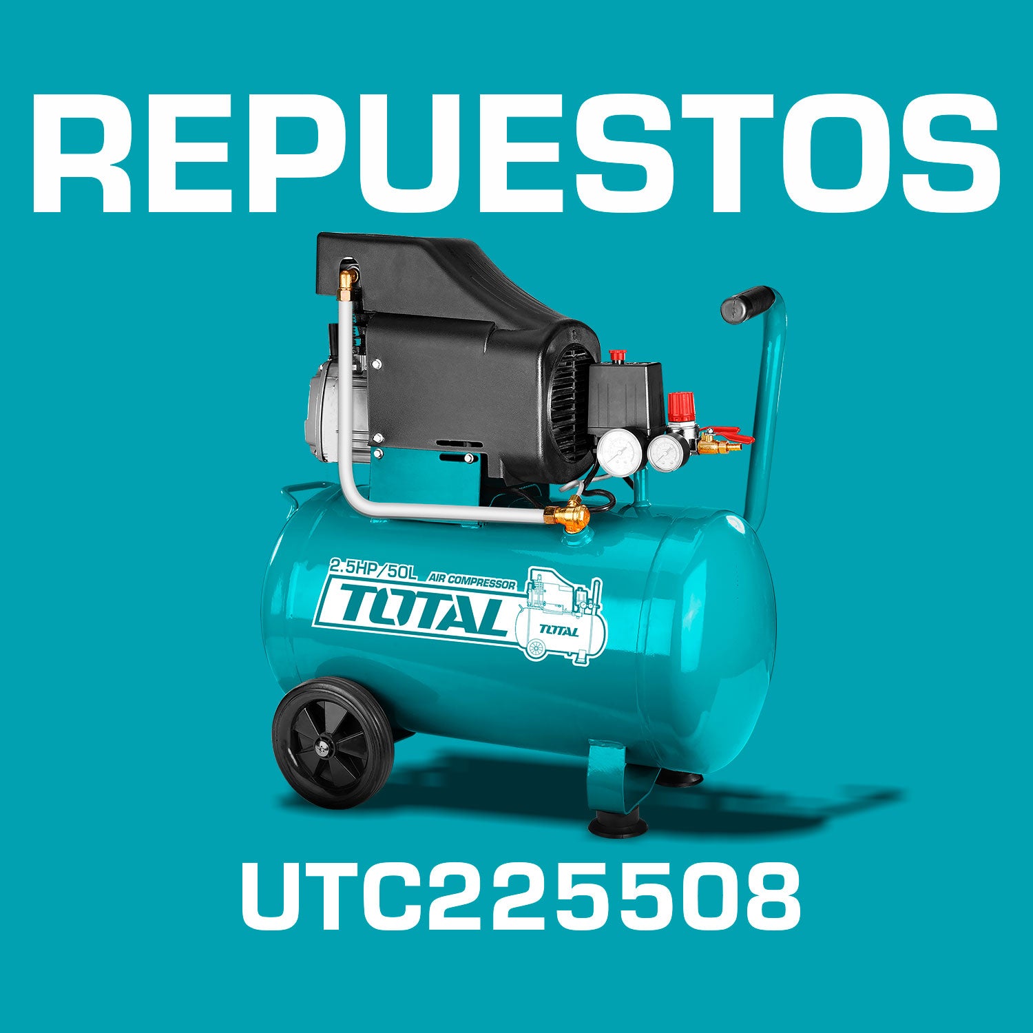 Repuestos Compresor de aire 2.5Hp 50L 110V/60htz Codigo UTC225508
