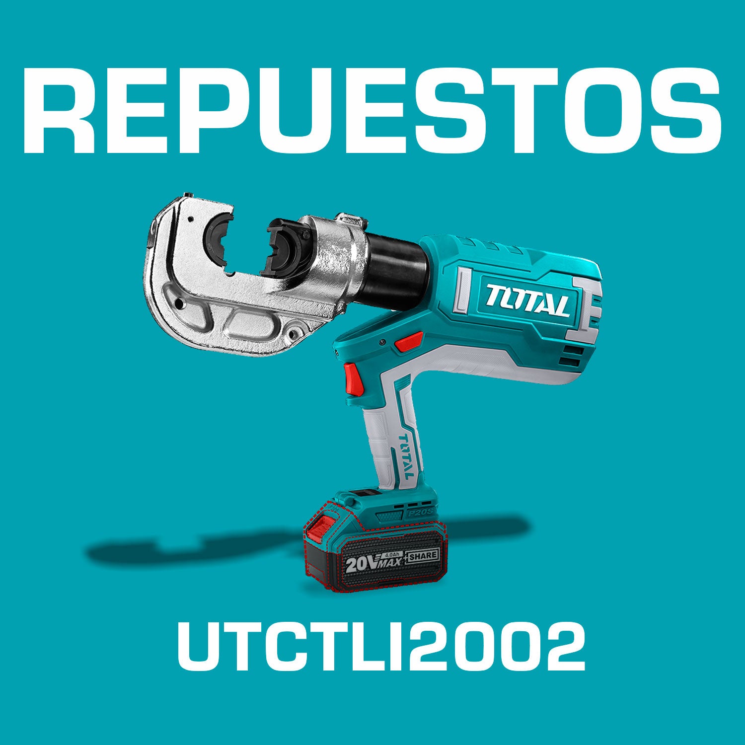 Repuestos Herramienta de crimpado hidráulico inalámbrica 20V Codigo UTCTLI2002