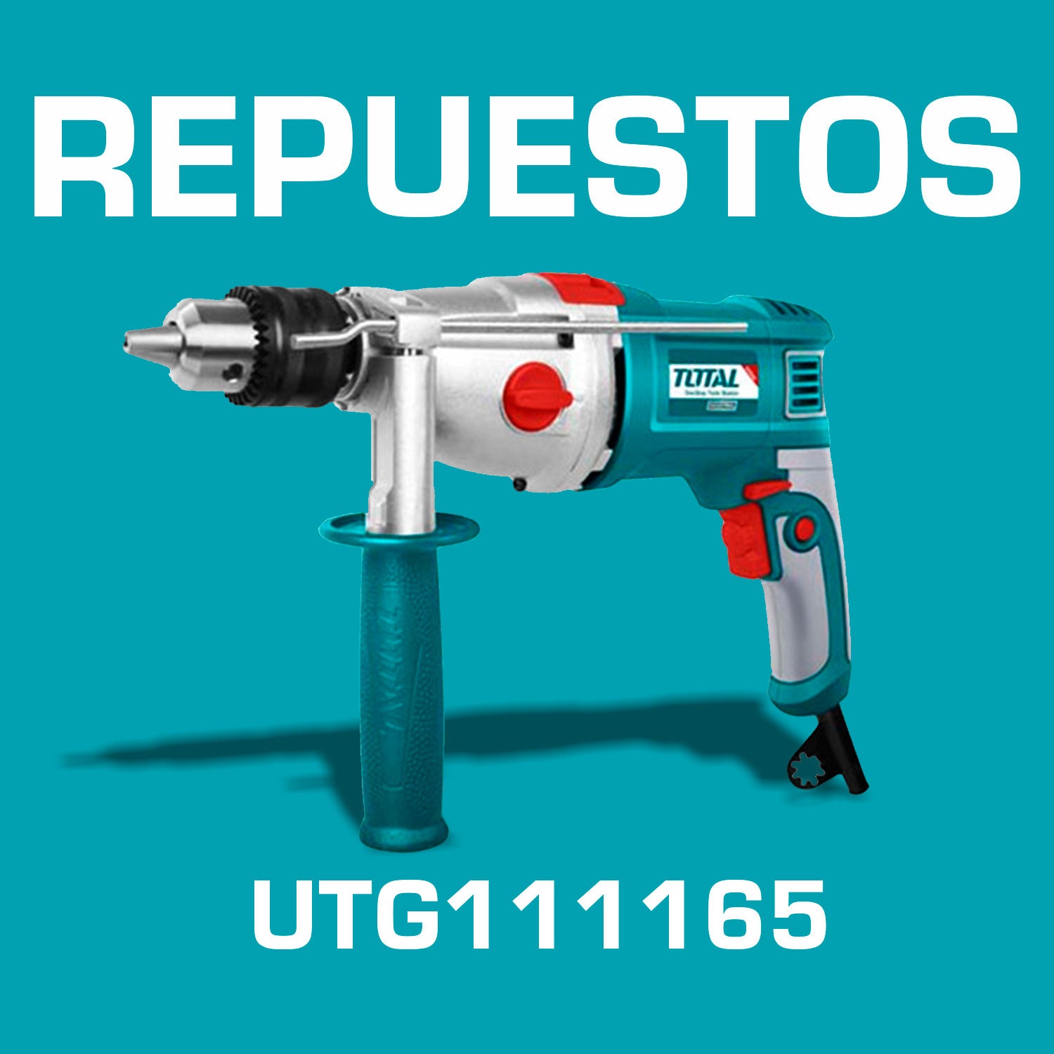 Repuestos Taladro percutor1050W de 5/8". Veloc. variable, swich de reversa, Caja d/engranajes en alum. calidad Codigo UTG111165