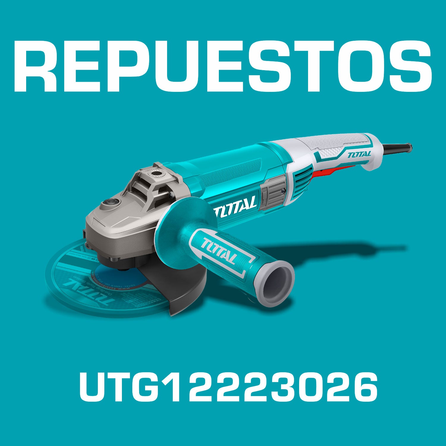 Repuestos Esmeril angular de 9" Total 110V-120V~50/60Hz 2200W. 5/8"-11 UNC, 6600/min. Codigo UTG12223026