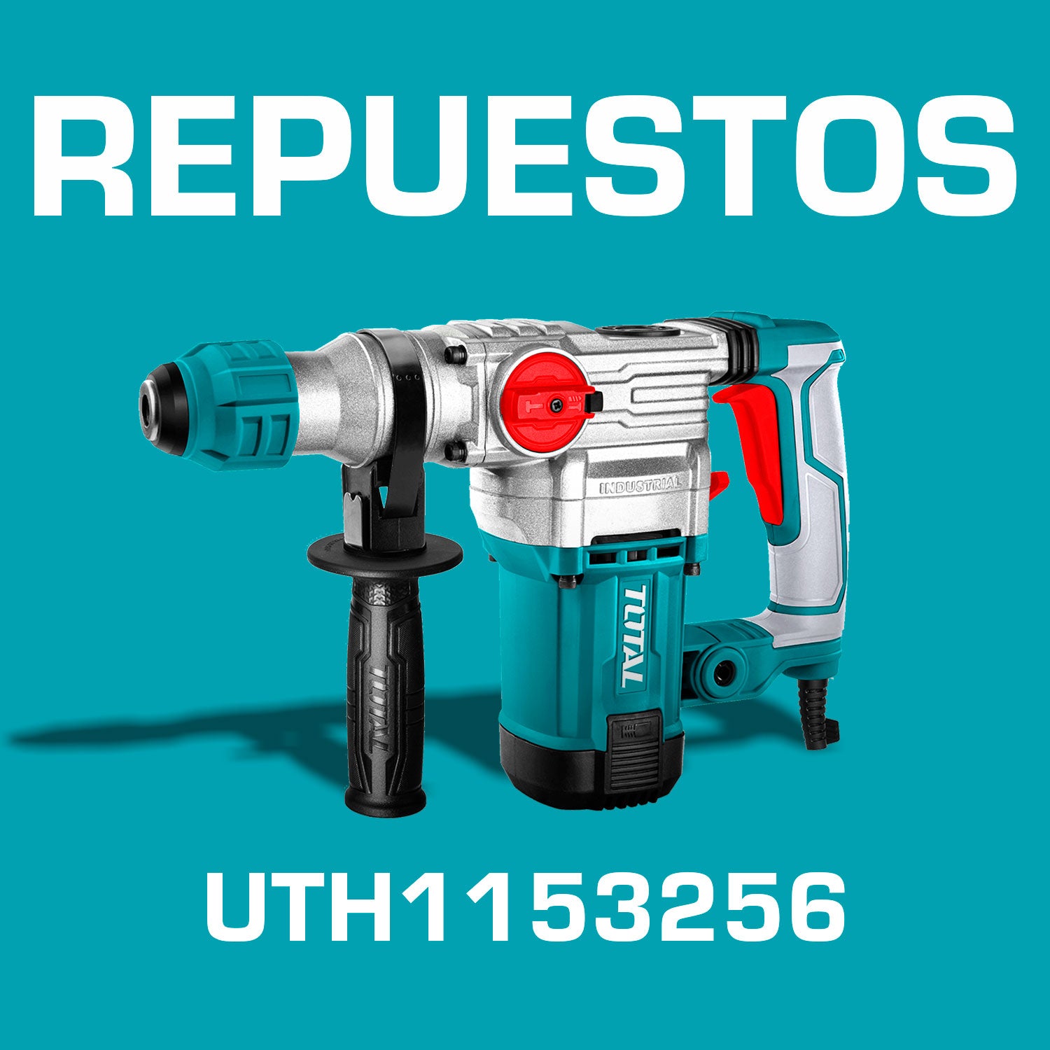 Repuestos Rotomartillo 1500W TOTAL SDS Plus Codigo UTH1153256