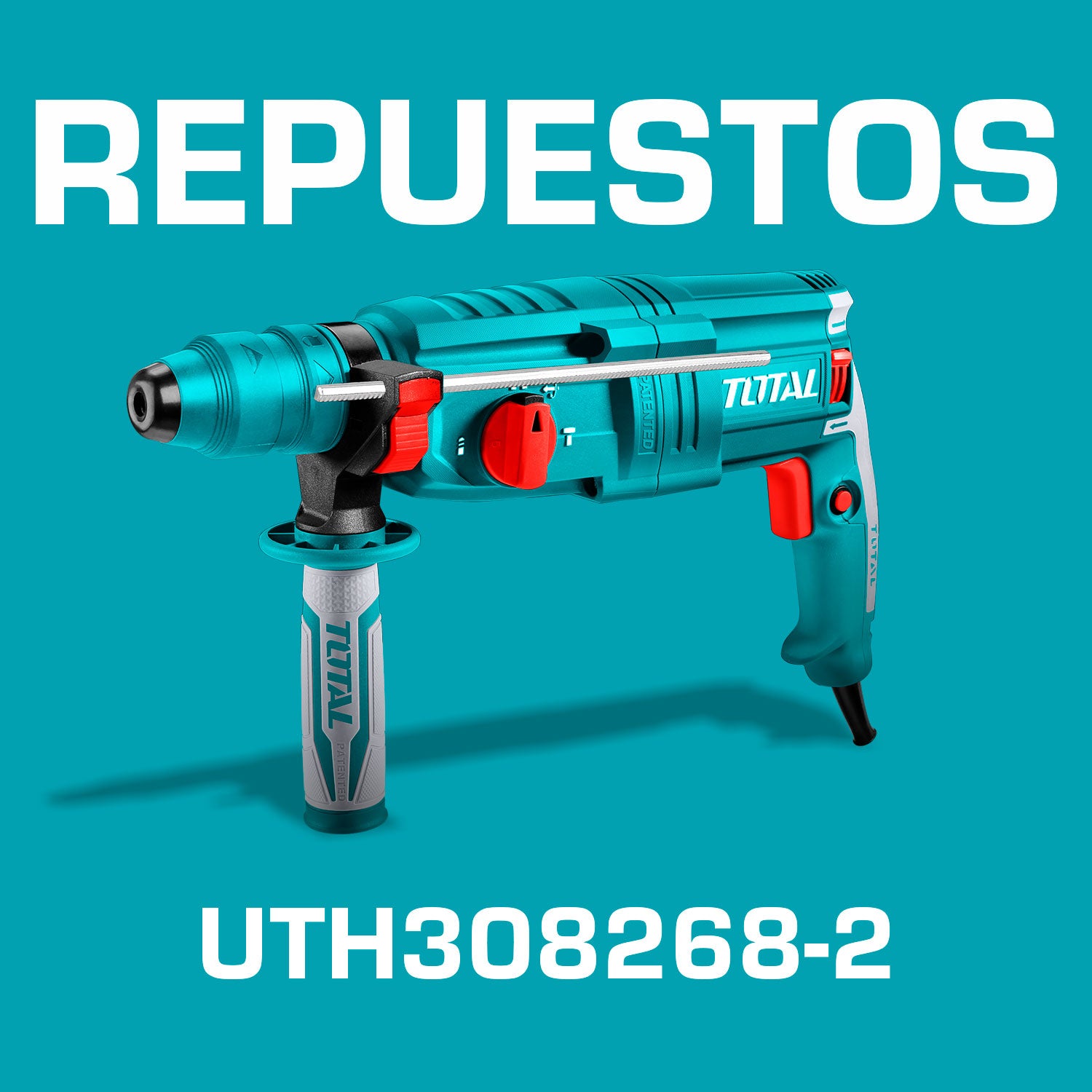 Repuestos Rotomartillo SDS PLUS 800W, Codigo UTH308268-2