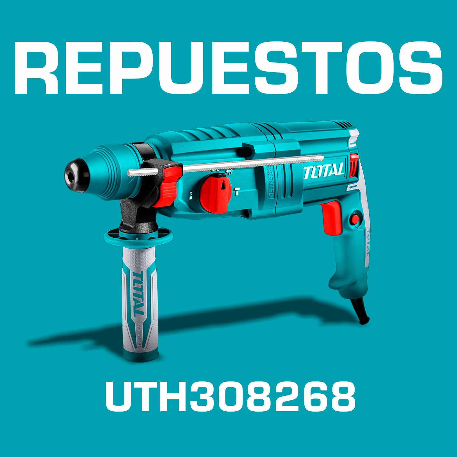 Repuestos Taladro Rotomartillo 800W SDS PLUS. Codigo UTH308268