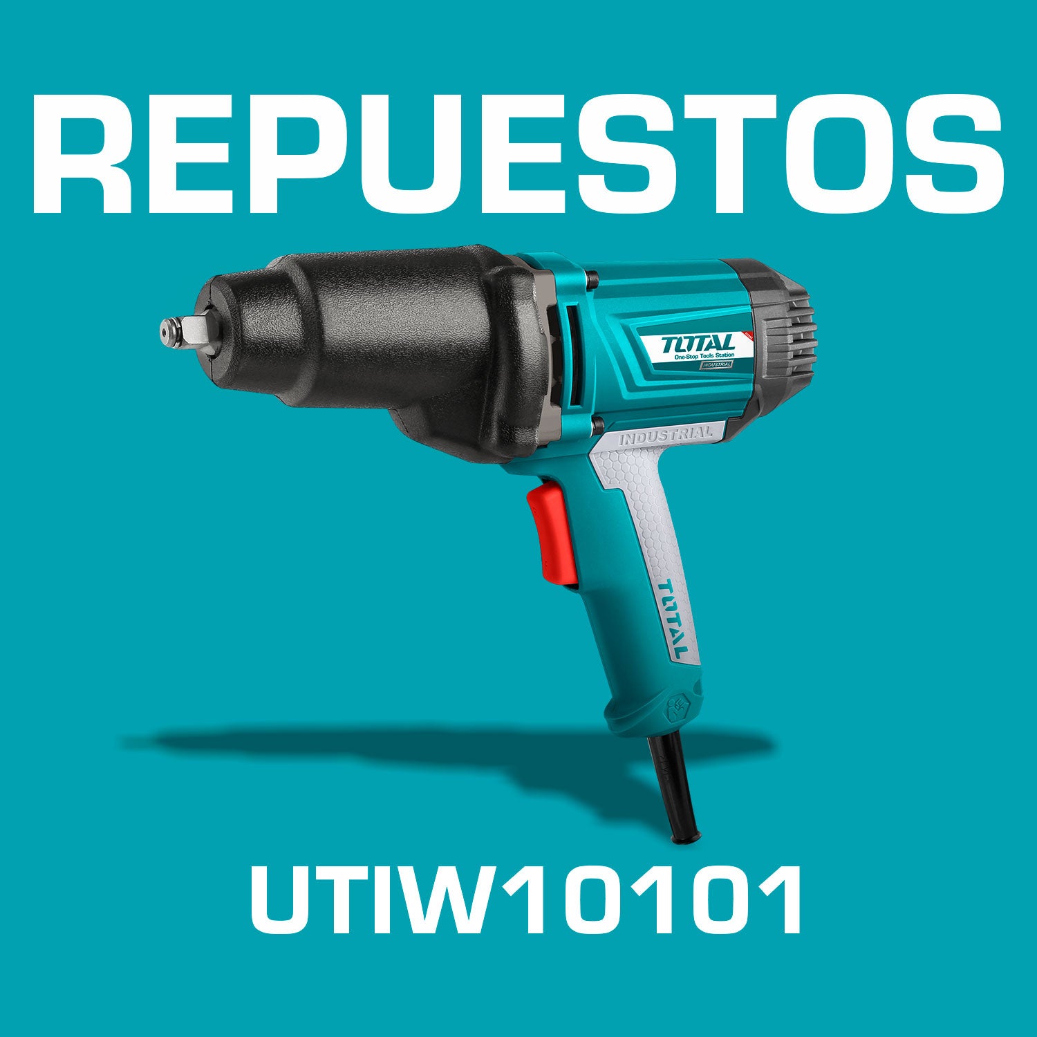 Repuestos Llave de impacto 550 NM electrica 110V 60htz 1050W. Caja de engranajes en aluminio. Codigo UTIW10101