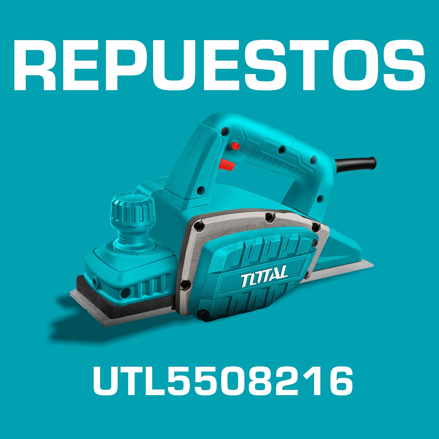 Repuestos Cepillo electrico de madera 550W 16000rpm 3-1/4" x 3/64" 110-120V ~ 50/60Hz Codigo UTL5508216