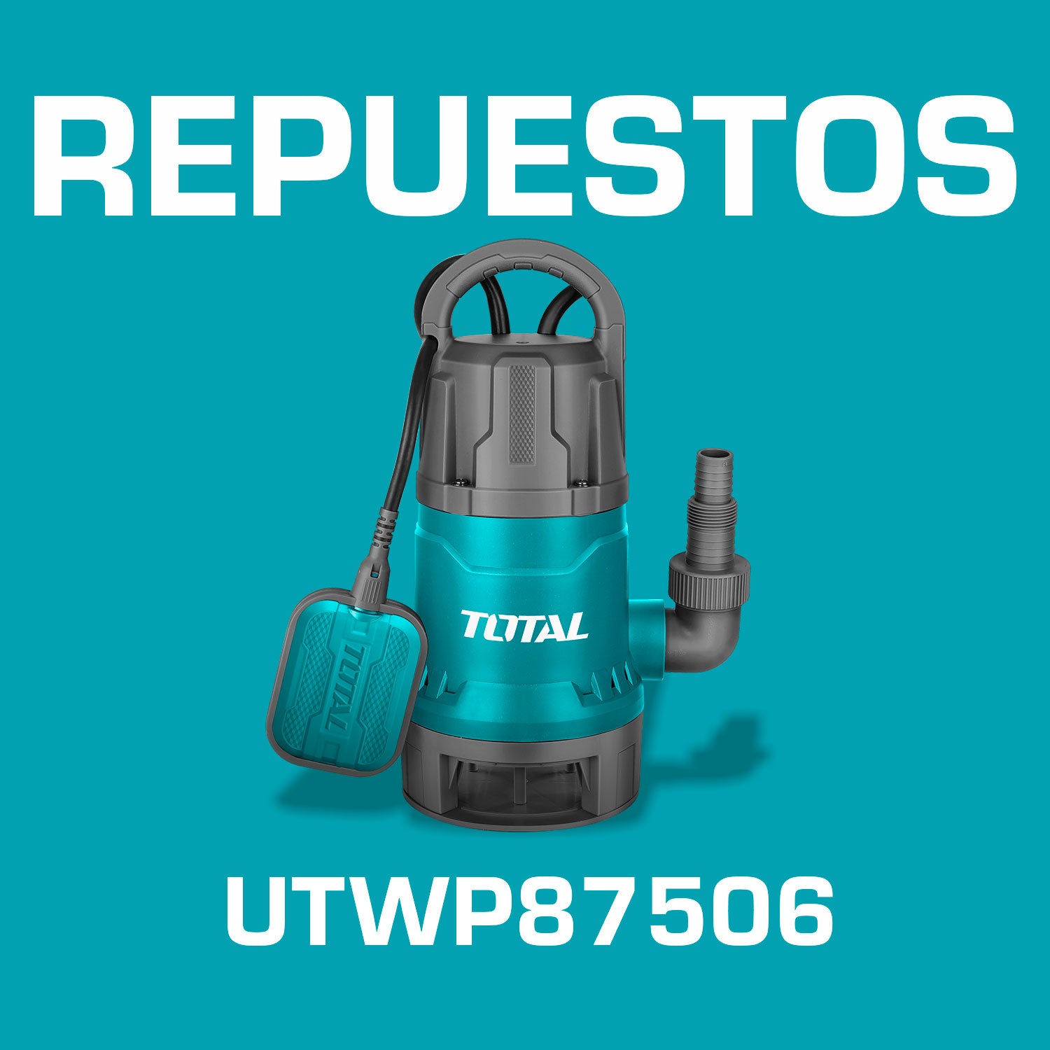 Repuestos Bomba sumergible para agua sucia 750W, 1.0 HP Codigo UTWP87506