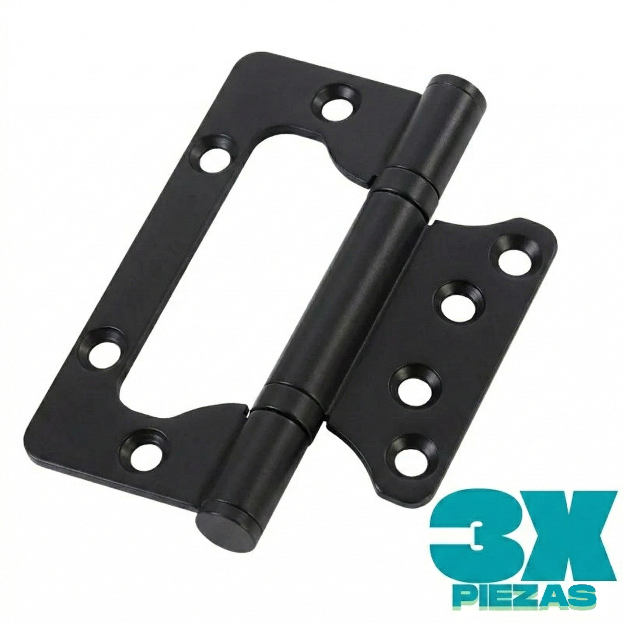 Bisagras Mariposa color Negro 4” x 3” x 3/32” Acero Inoxidable 304 – 100x72x2.5 mm (Blister 3 Piezas)