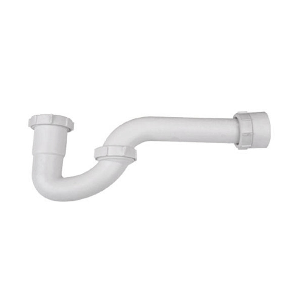 Trampa PVC sifón drenaje a pared 1 1/4". NESSATI