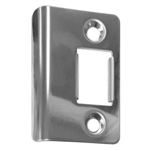 Strike for mortise lock series #005 and #006. Stainless steel.
