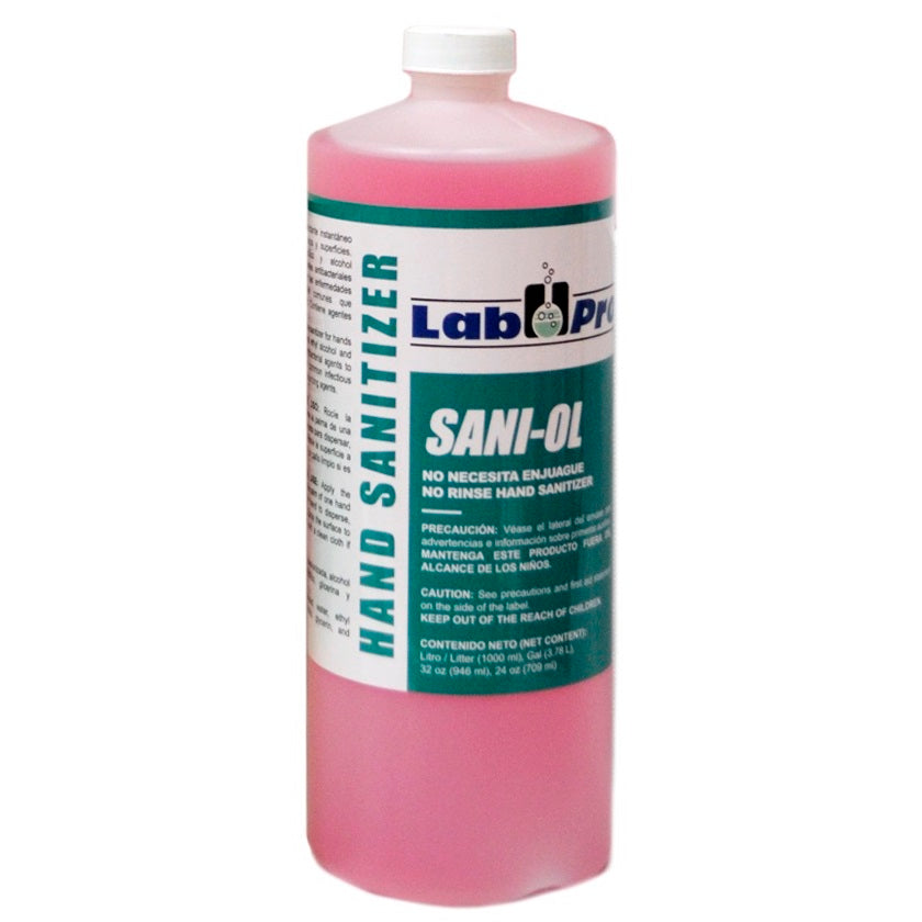 Sanitizante humectante para manos y superficies, alcohol etilico 1L