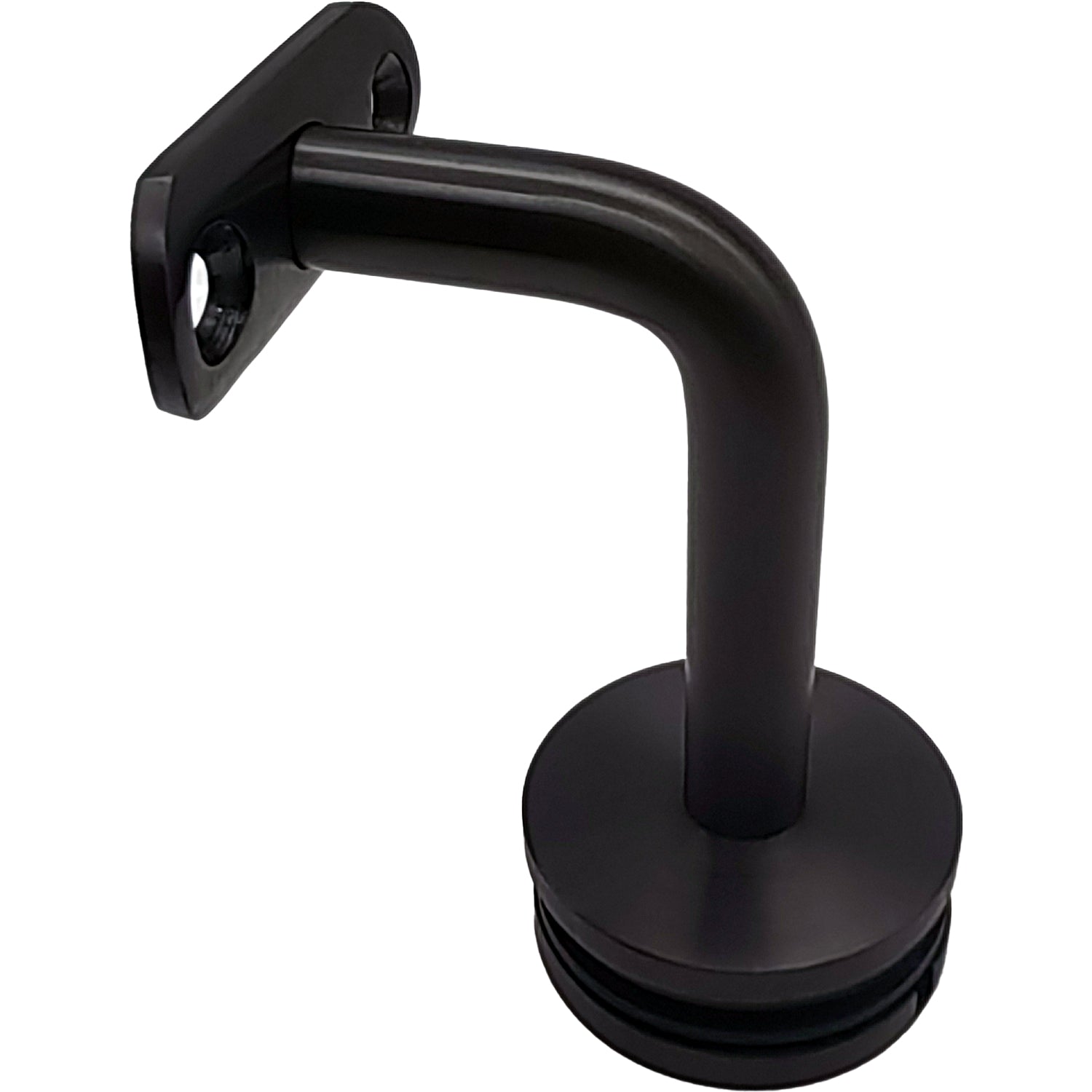 SOPORTE DE PASAMANOS PARA VIDRIO, Dia- 50.0 mm, Inoxidable negro satinado 304SS-PVD