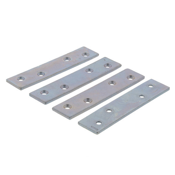 Placa de unión rectangular galvanizadas de 4" x 3/4"