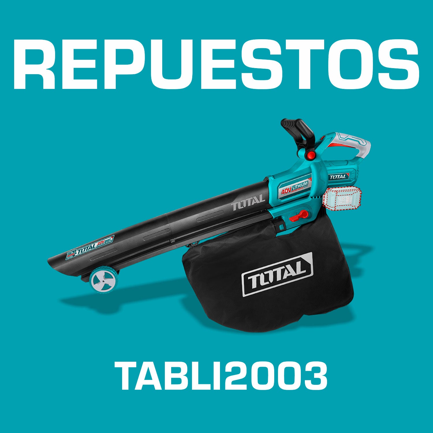 Repuestos Sopladora y aspirador 40V inalámbrico TOTAL Codigo TABLI2003
