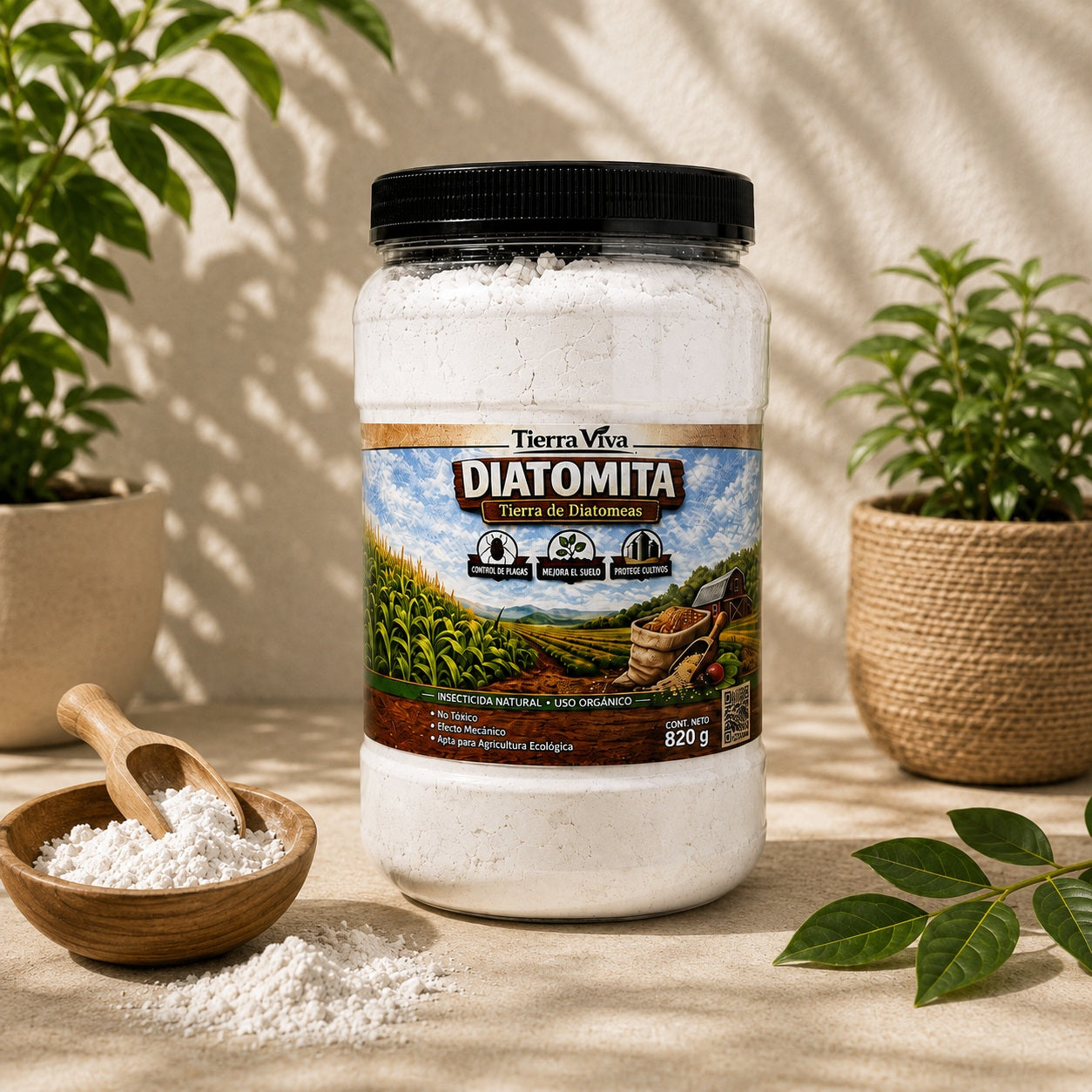Tierra de Diatomea 820g