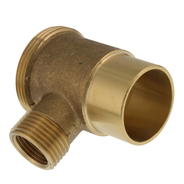 Conector Tee de 1-1/2" x 3/4" x 1/2" deslizante para lavadoras