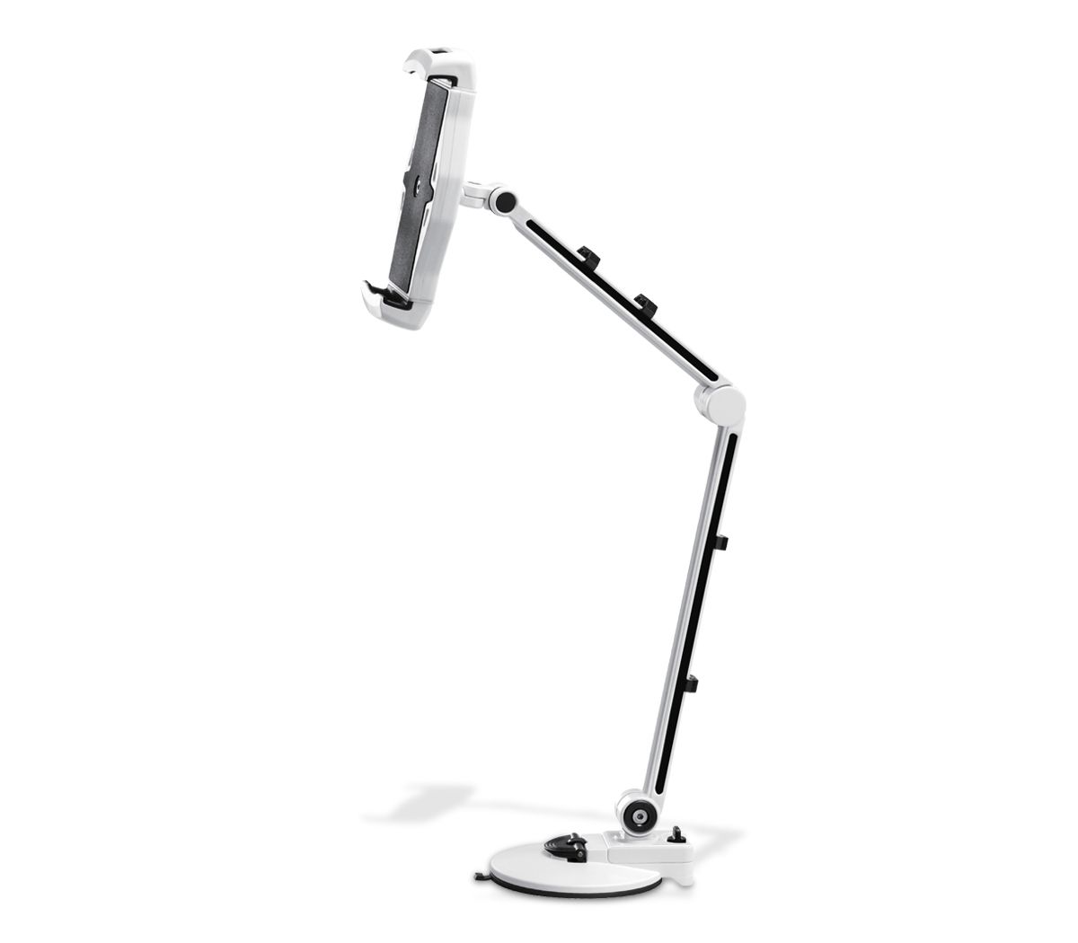 iFocus, soporte para tableta / teléfono inteligente de movimiento completo, succión + abrazadera