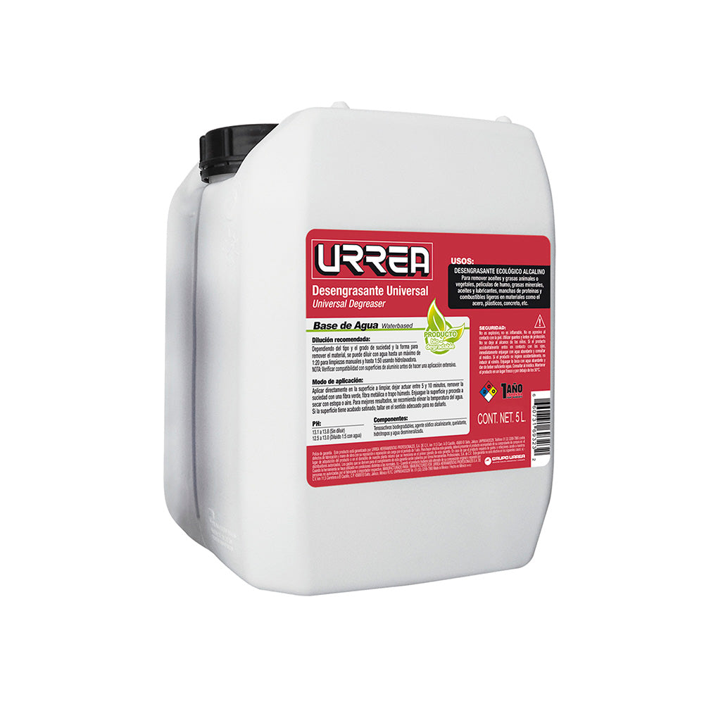 Desengrasante base agua 5L Urrea