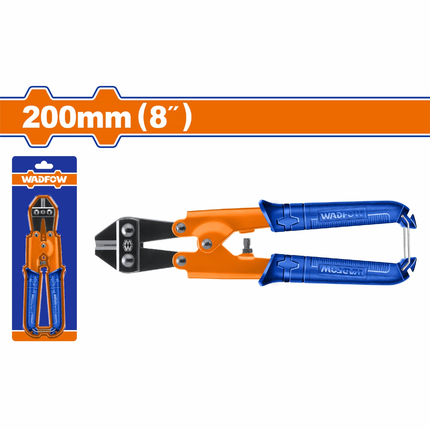 Cizalla 8" chica (200mm) Alicate para cortar alambre. Cabezal de corte de 65Mn. Rango de corte de 3.5mm.