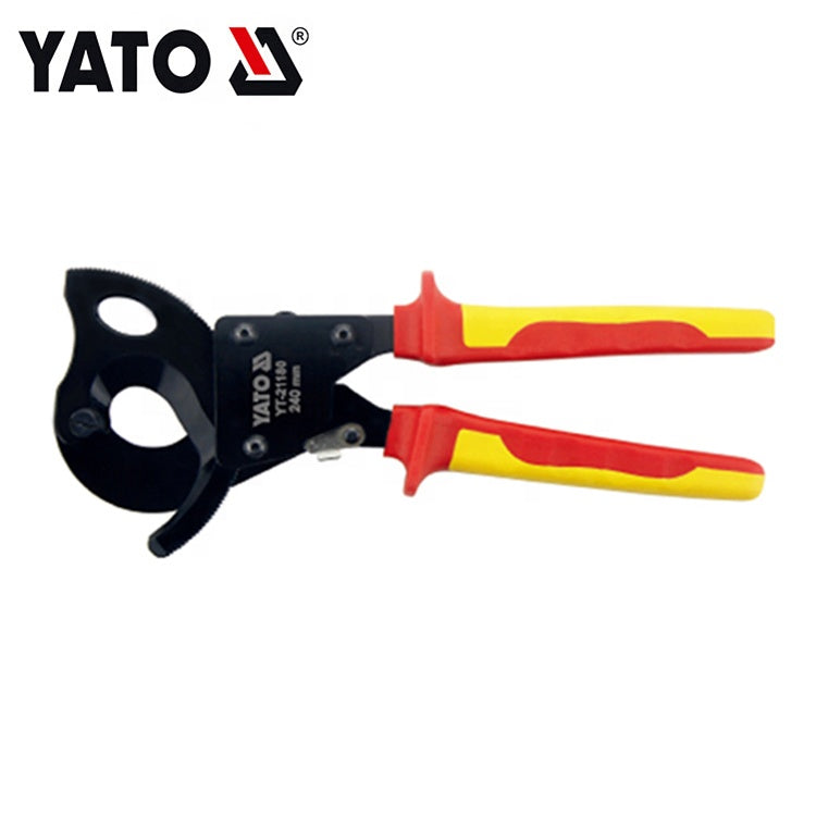 Cortador de cable trinquete, cortadores alambre eléctrico Aislado 1000V 240 mm