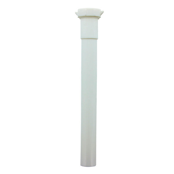 Tubo de extensión de polipropileno 1-1/4" x 12" para trampas de drenaje tuberías