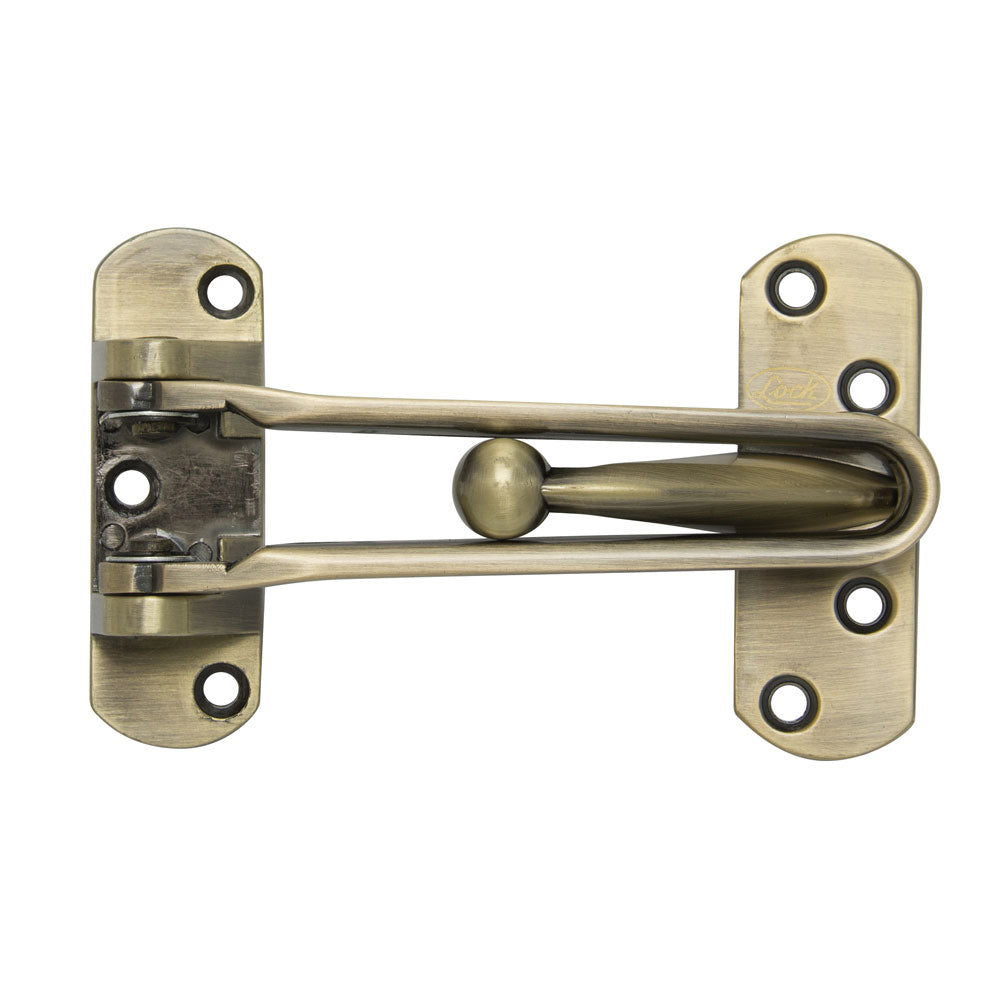 Accesorio de seguridad para puerta latón antiguo Lock