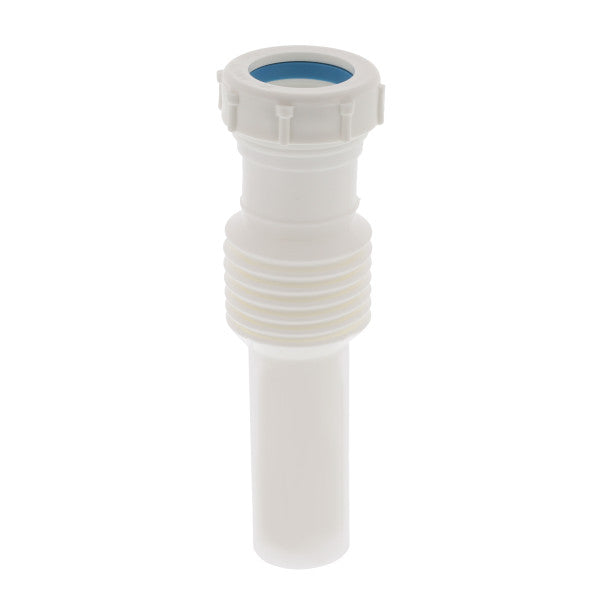 Extensión flexible de 1-1/4" x 8" para tuberías para trampas de desague lavamanos